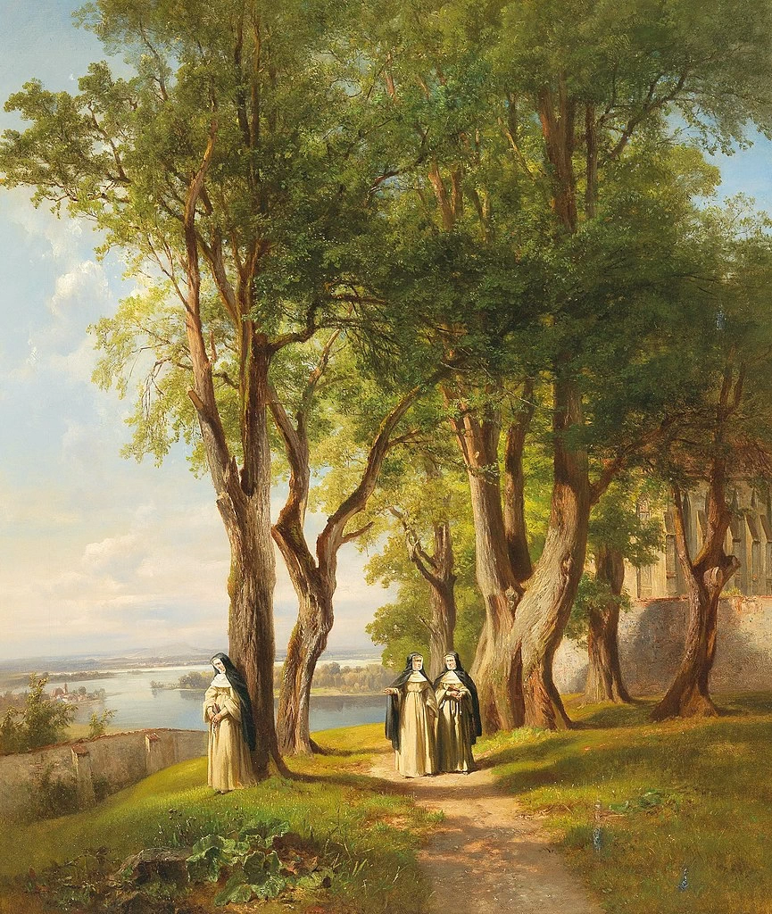 Nel giardino del convento
